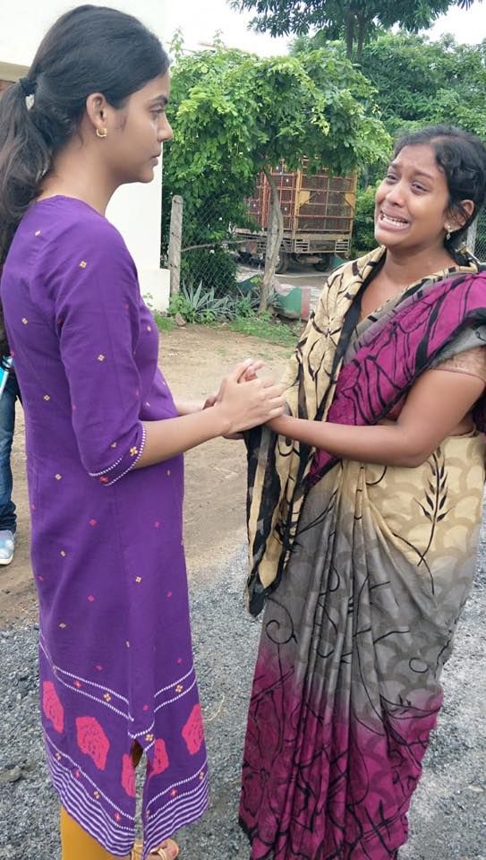 The founder on day 9 of the campaign, in Bhadradri Kothagudem