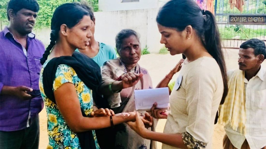 The founder on day 26 of the campaign, in Medak